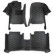 Wholesale Black and Beige Stitching Luxury Leather Diamond Car Floor Mats Wholesale Black and Beige Stitching Luxury Leather Diamond Car Floor Mats