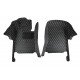 Wholesale Black and Beige Stitching Luxury Leather Diamond Car Floor Mats Wholesale Black and Beige Stitching Luxury Leather Diamond Car Floor Mats