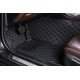 Wholesale Black and Black Stitching Luxury Leather Diamond Car Floor Mats Wholesale Black and Black Stitching Luxury Leather Diamond Car Floor Mats