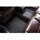 Wholesale Black and Black Stitching Luxury Leather Diamond Car Floor Mats Wholesale Black and Black Stitching Luxury Leather Diamond Car Floor Mats