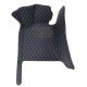 Wholesale Black and Blue Stitching Luxury Leather Diamond Car Floor Mats Wholesale Black and Blue Stitching Luxury Leather Diamond Car Floor Mats