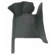 Wholesale Black and Green Stitching Luxury Leather Diamond Car Floor Mats Wholesale Black and Green Stitching Luxury Leather Diamond Car Floor Mats