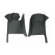 Wholesale Black and Green Stitching Luxury Leather Diamond Car Floor Mats Wholesale Black and Green Stitching Luxury Leather Diamond Car Floor Mats