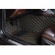 Wholesale Black and Yellow Stitching Luxury Leather Diamond Car Floor Mats Wholesale Black and Yellow Stitching Luxury Leather Diamond Car Floor Mats
