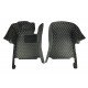 Wholesale Black and Yellow Stitching Luxury Leather Diamond Car Floor Mats Wholesale Black and Yellow Stitching Luxury Leather Diamond Car Floor Mats