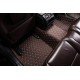 Wholesale Dark Brown Luxury Leather Diamond Car Floor Mats Wholesale Dark Brown Luxury Leather Diamond Car Floor Mats