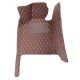 Wholesale Dark Brown Luxury Leather Diamond Car Floor Mats Wholesale Dark Brown Luxury Leather Diamond Car Floor Mats