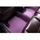 Wholesale Purple Luxury Leather Diamond Car Mats Wholesale Purple Luxury Leather Diamond Car Mats