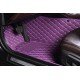 Wholesale Purple Luxury Leather Diamond Car Mats Wholesale Purple Luxury Leather Diamond Car Mats