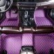 Wholesale Purple Luxury Leather Diamond Car Mats Wholesale Purple Luxury Leather Diamond Car Mats