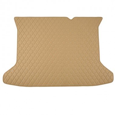 Wholesale Beige Luxury Leather Diamond Trunk Base Mats