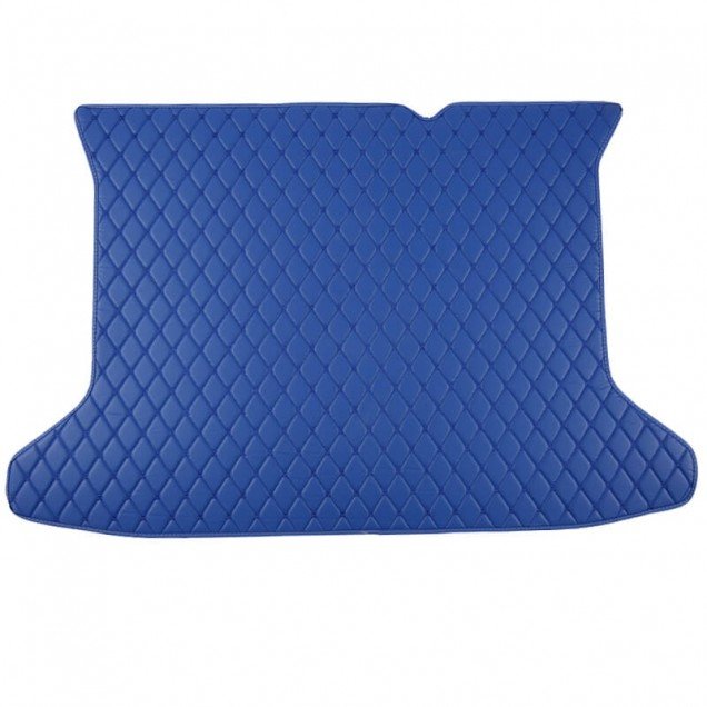 Wholesale Blue Luxury Leather Diamond Trunk Base Mats Wholesale Blue Luxury Leather Diamond Trunk Base Mats