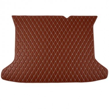 Wholesale Brown Luxury Leather Diamond Trunk Base Mats