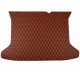 Wholesale Brown Luxury Leather Diamond Trunk Base Mats Wholesale Brown Luxury Leather Diamond Trunk Base Mats