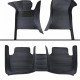 Wholesale Black Luxury Leather Stripe Car Mats