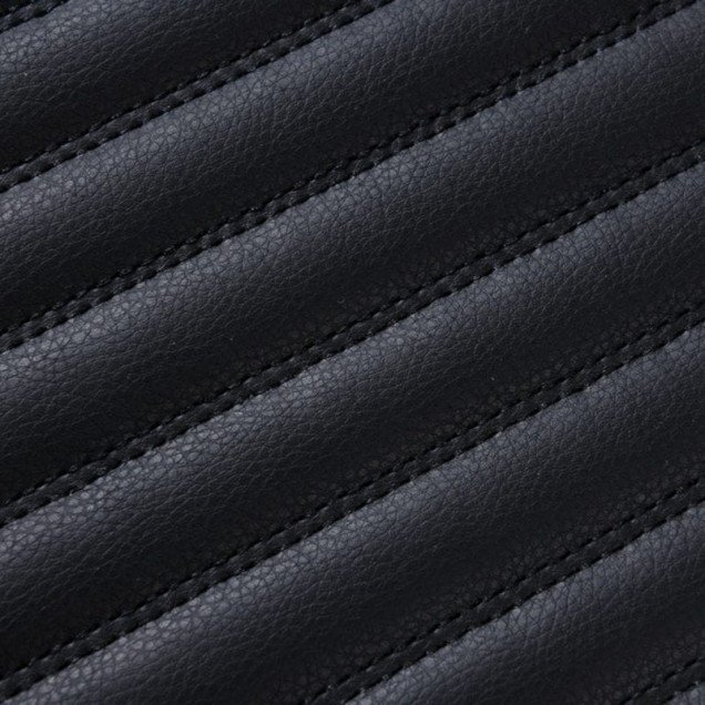 Wholesale Black Luxury Leather Stripe Car Mats