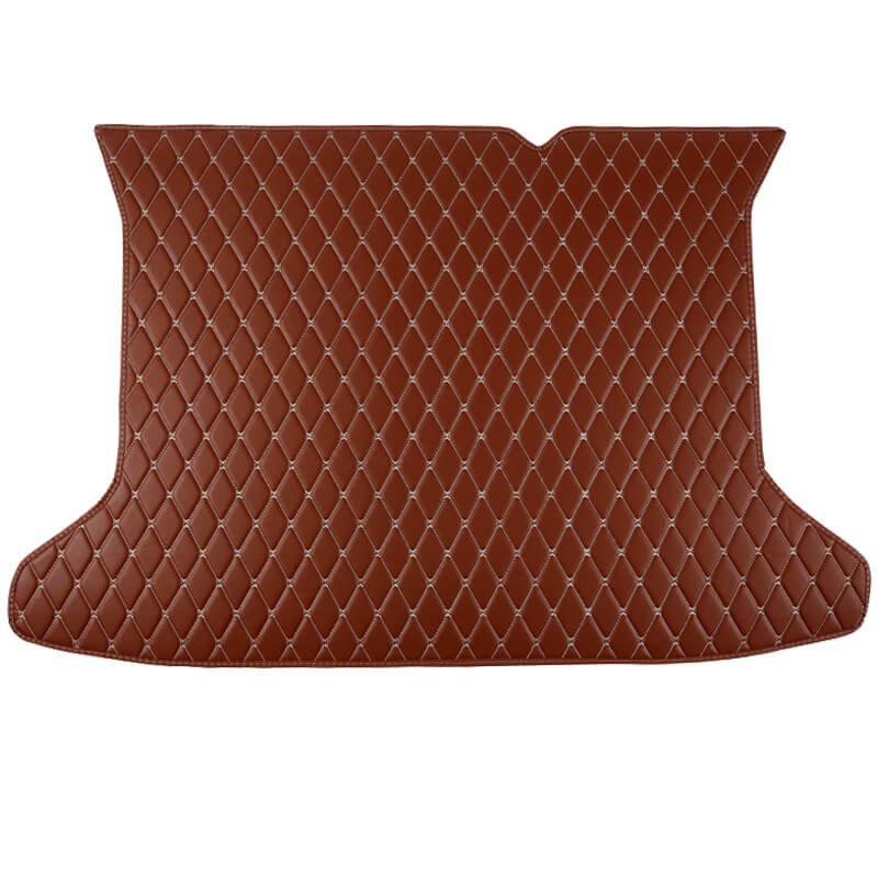Wholesale Brown Luxury Leather Diamond Trunk Base Mats