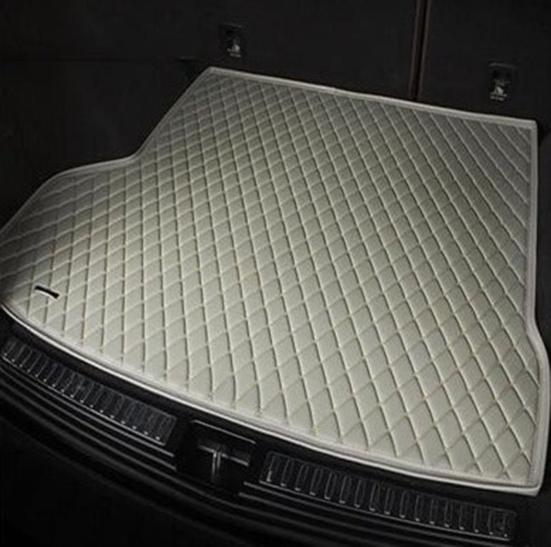 Wholesale Grey Luxury Leather Diamond Trunk Base Mats